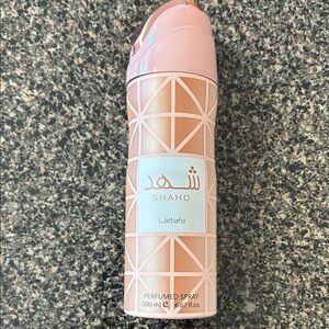 Lattafa Shahd Perfumed Spray - Pink and Gold